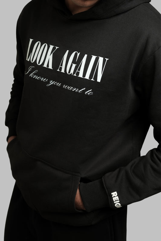 CAPTURED REGULAR FIT FLEECE HOODIE