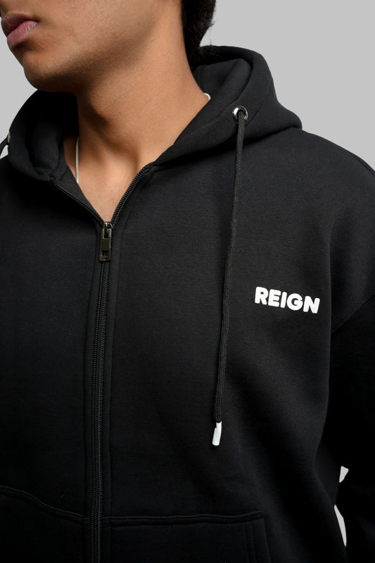 ERROR 404 OVERSIZED ZIPPER HOODIE