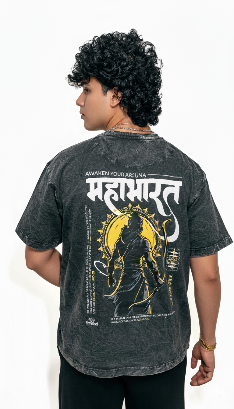 MAHABHARAT ACID WASH T-Shirt