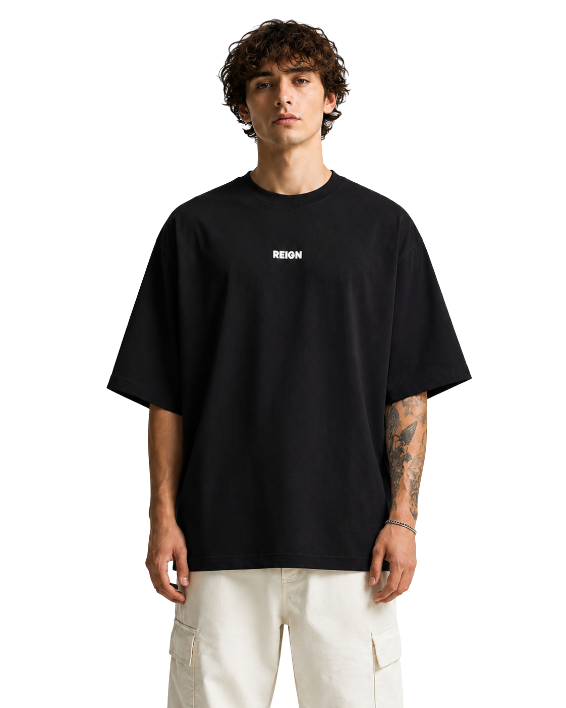 MONEY NEVER CHEATS KIMONO SLEEVES OVERSIZE TEE