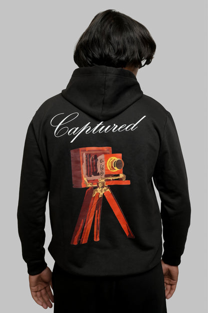 CAPTURED REGULAR FIT FLEECE HOODIE