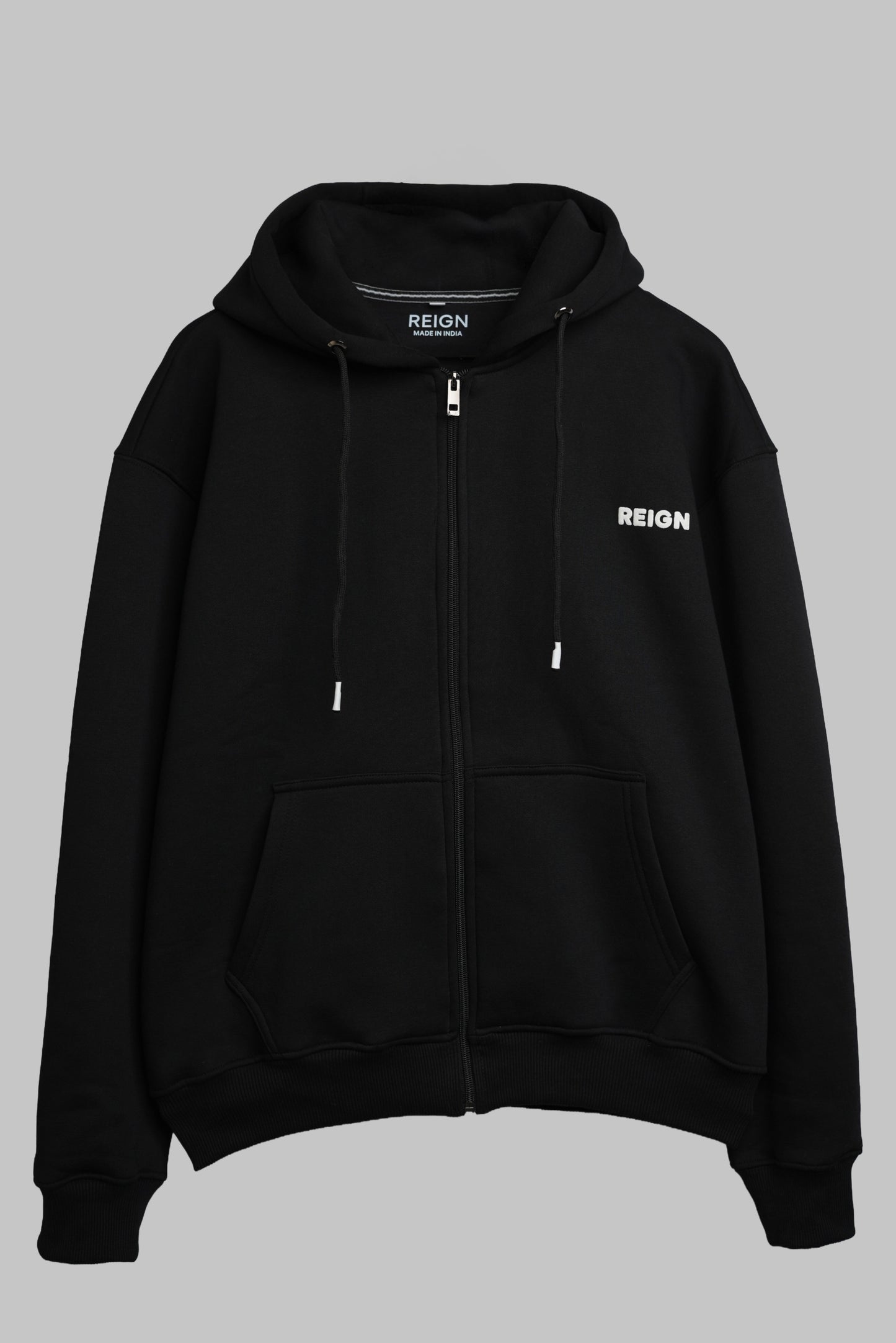 ERROR 404 OVERSIZED ZIPPER HOODIE