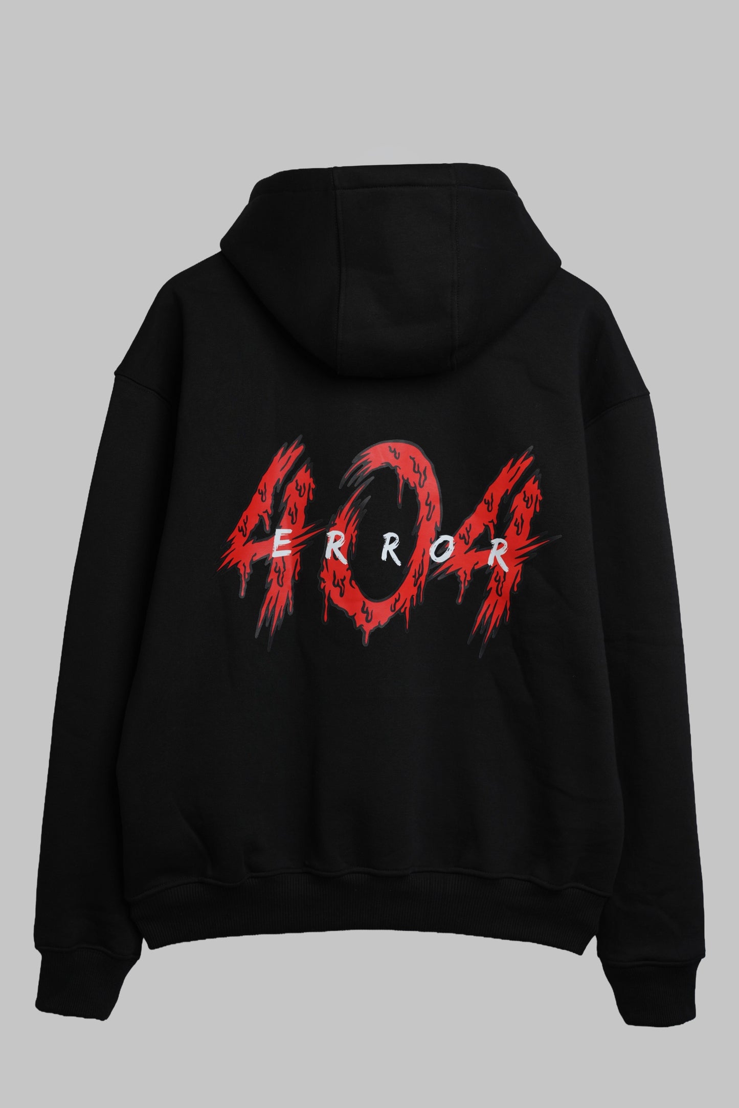 ERROR 404 OVERSIZED ZIPPER HOODIE