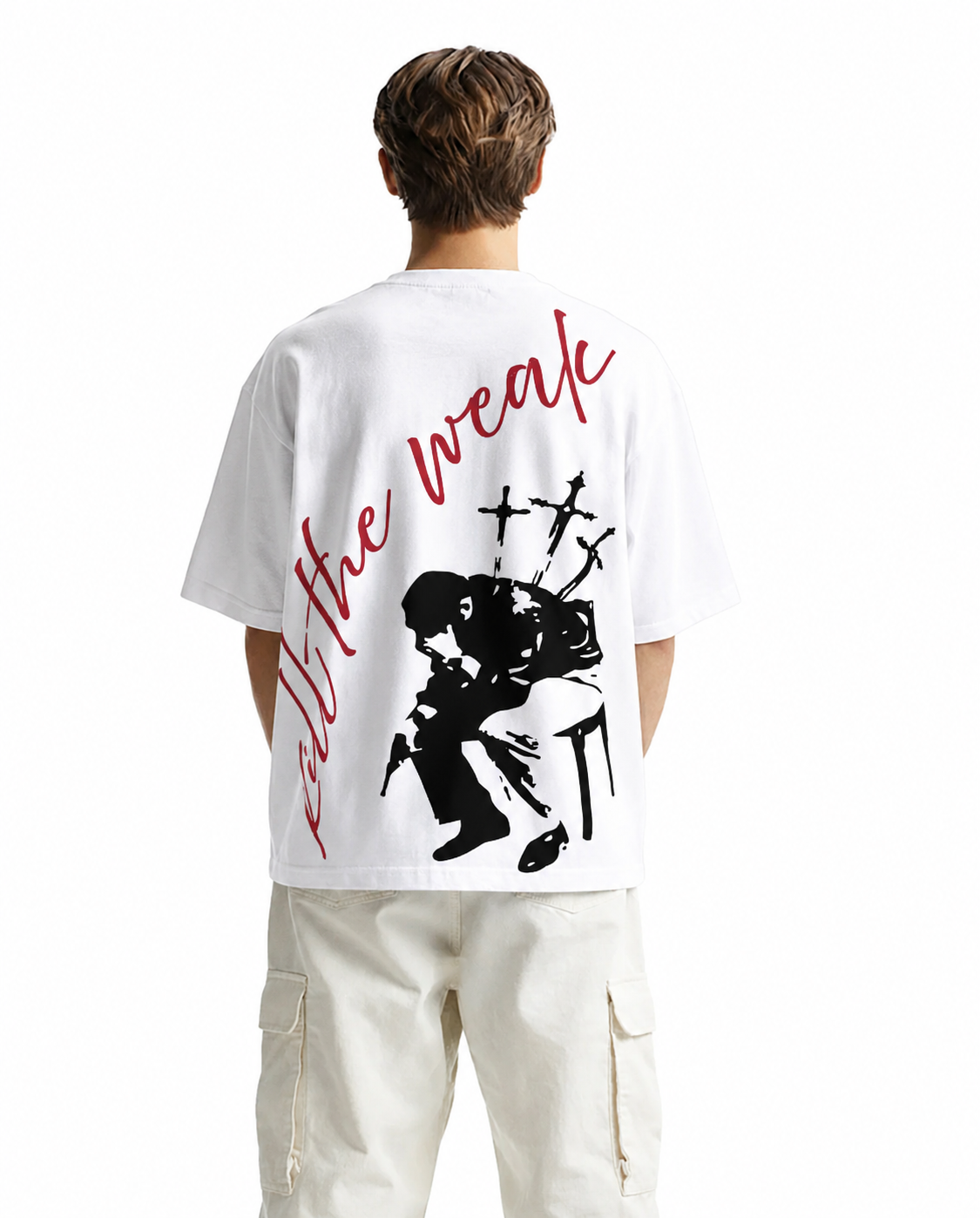 KILL THE WEAK BOXY FIT TEE
